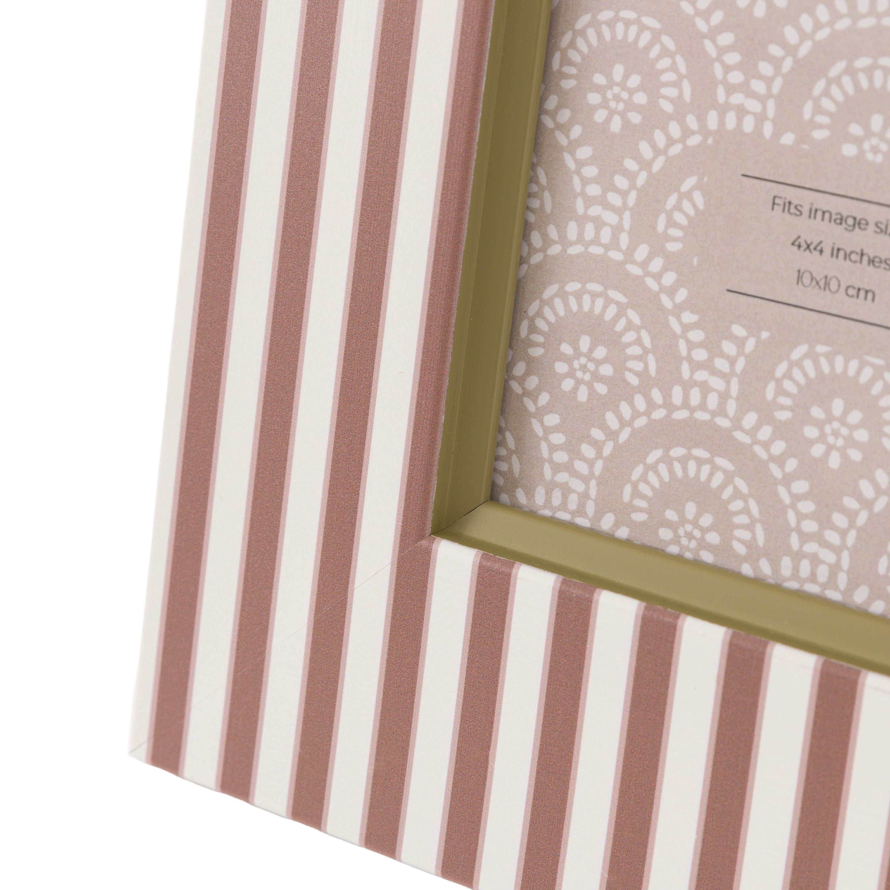 Stripe Photo Frame 2pk