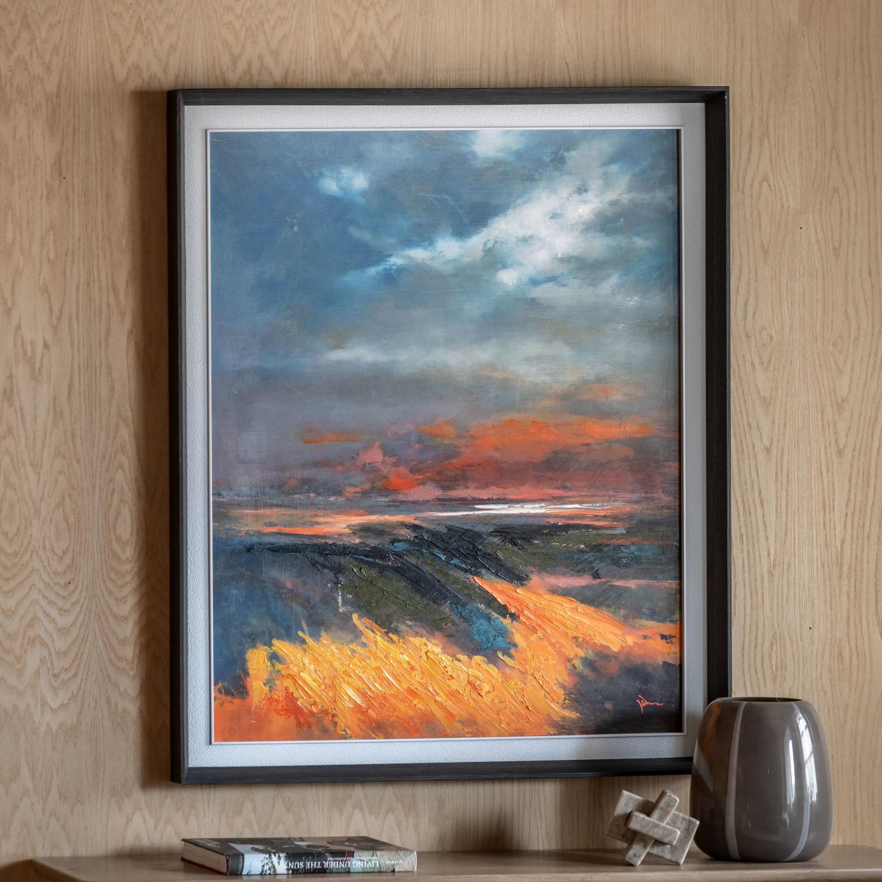Coastal Glow | Framed Canvas