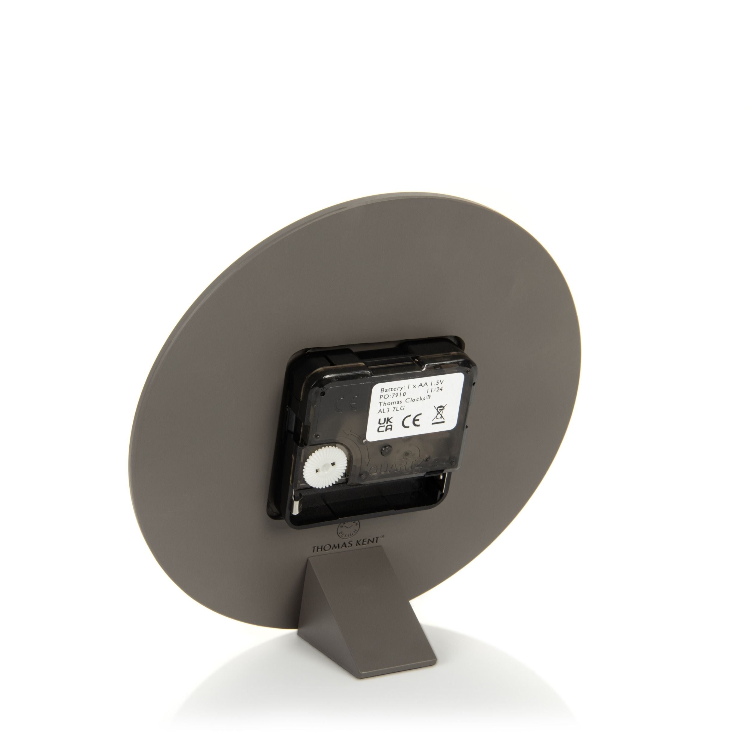 6” Mulberry Mantel Clock | Espresso