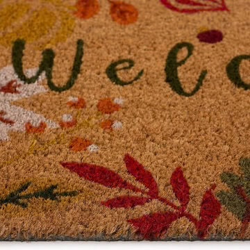Autumnal Welcome | Coir Door Mat
