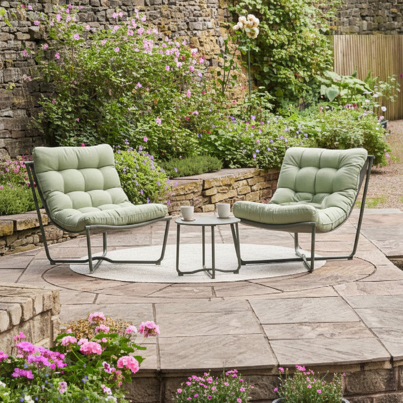 Clarence Lounge Set | Moss Green