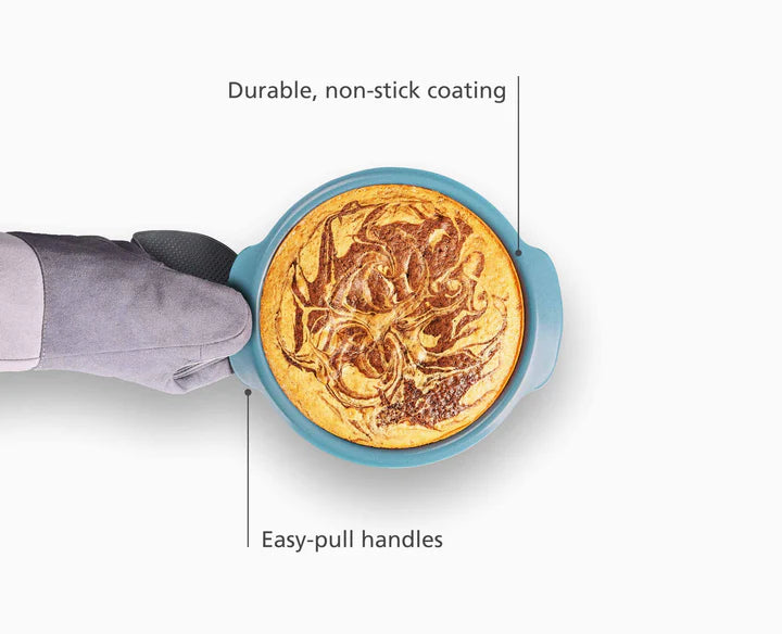 Nest Bake | Non-Stick 20cm Blue Round Cake Tin