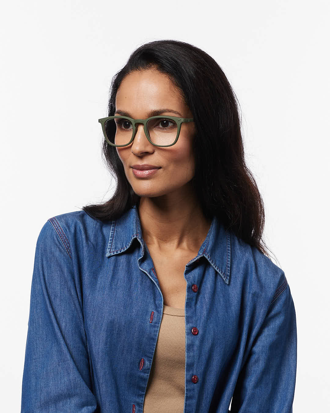 E Kaki Green | Reading Glasses