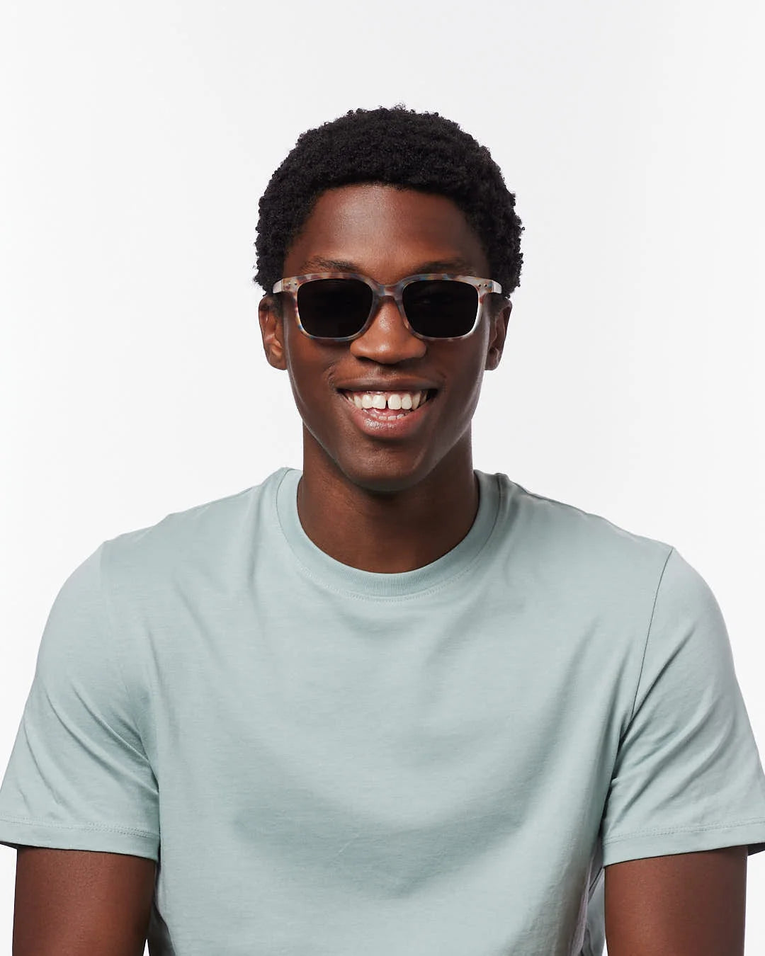 L Blue Tortoise | Sunglasses