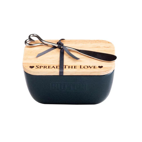 Spread The Love Butter Dish & Knife Set