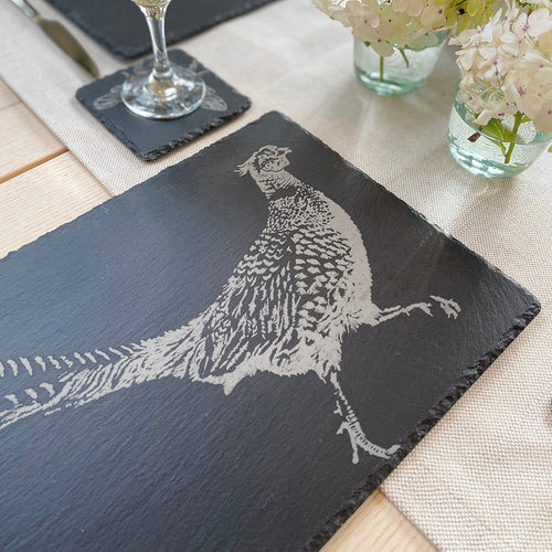 Slate Table Runner | Pheasant