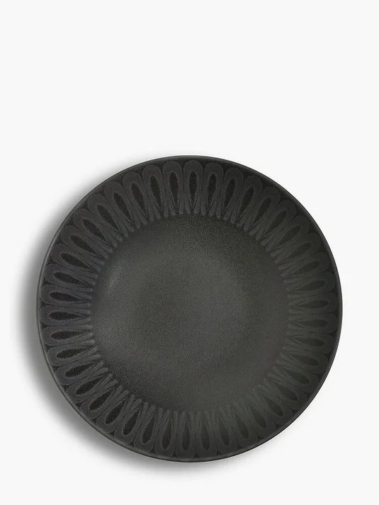 Living Jewels Black Pasta Bowl