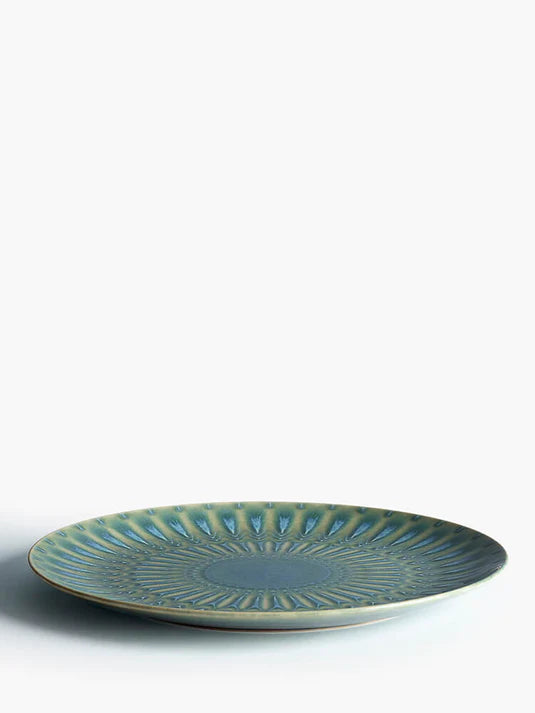 Living Jewels Green Serving Platter
