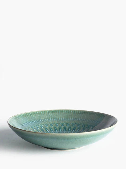 Living Jewels Green Pasta Bowl