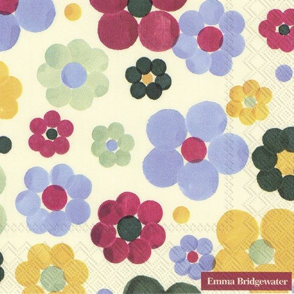 Polka Floral | Lunch Napkins