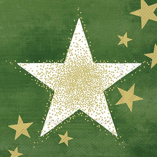 Shining Gold Stars | Lunch Napkins