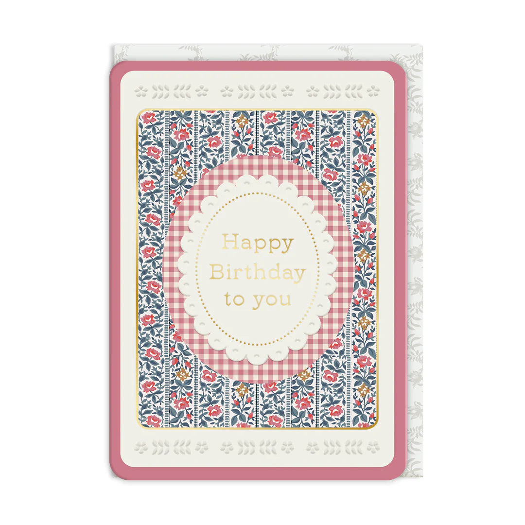 Talon Stripe Birthday Card