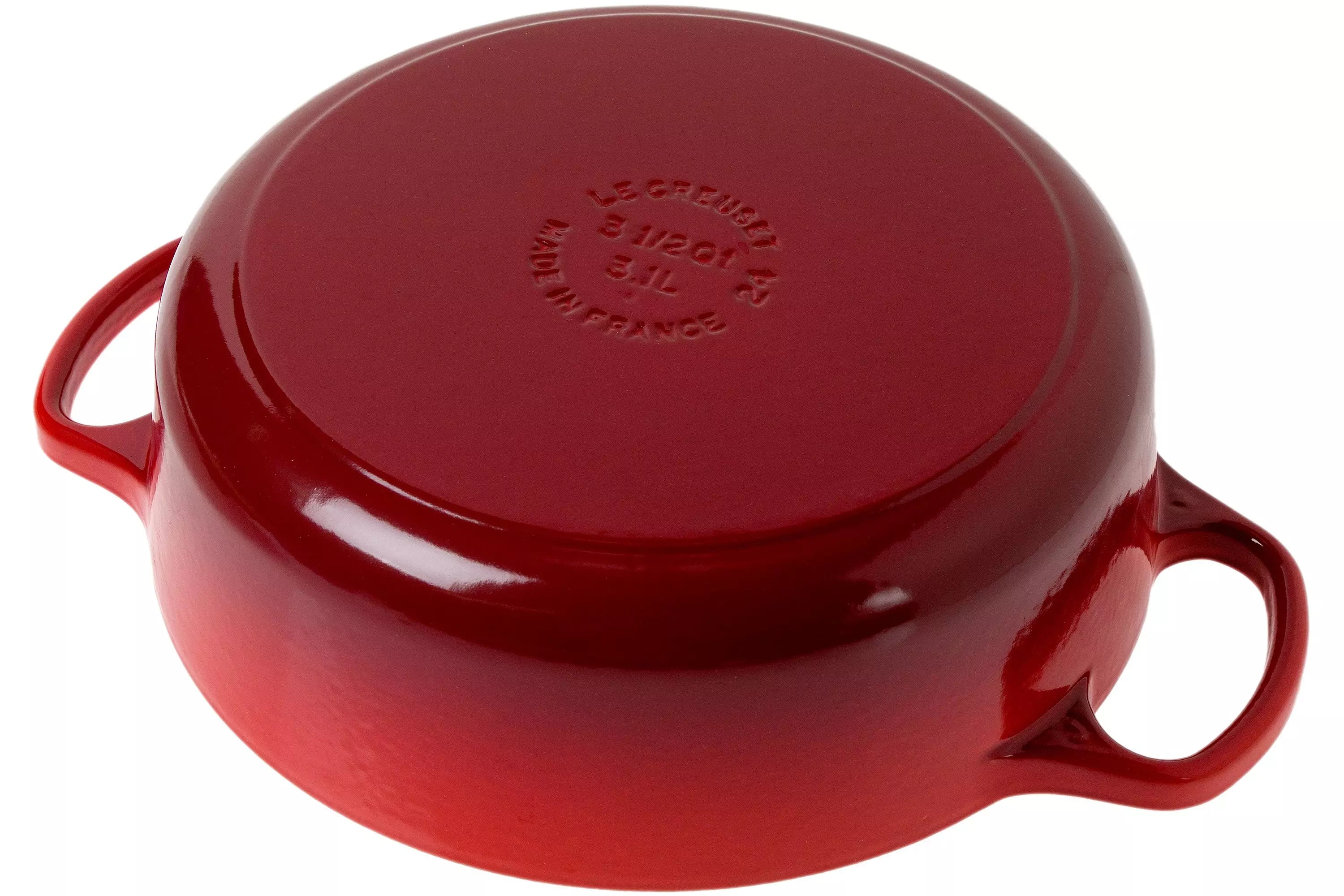 Le Creuset Signature Cast Iron Round Casserole 24cm Cerise
