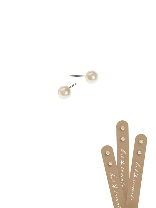 Mini Faux Pearls | Earrings