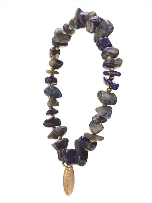 Stone Chips Solo Bracelet | Blue Sodalite