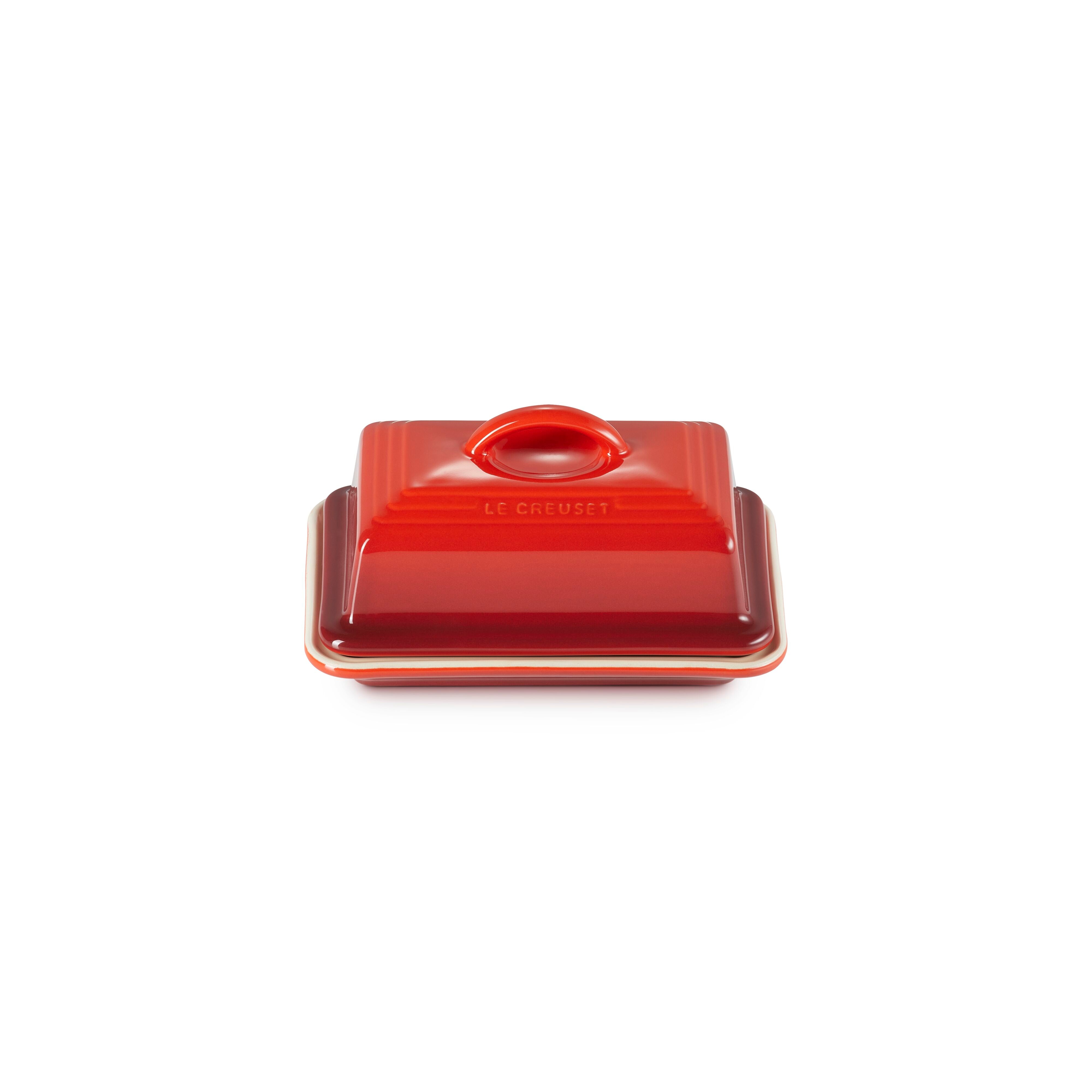Le Creuset Stoneware Butter Dish Cerise