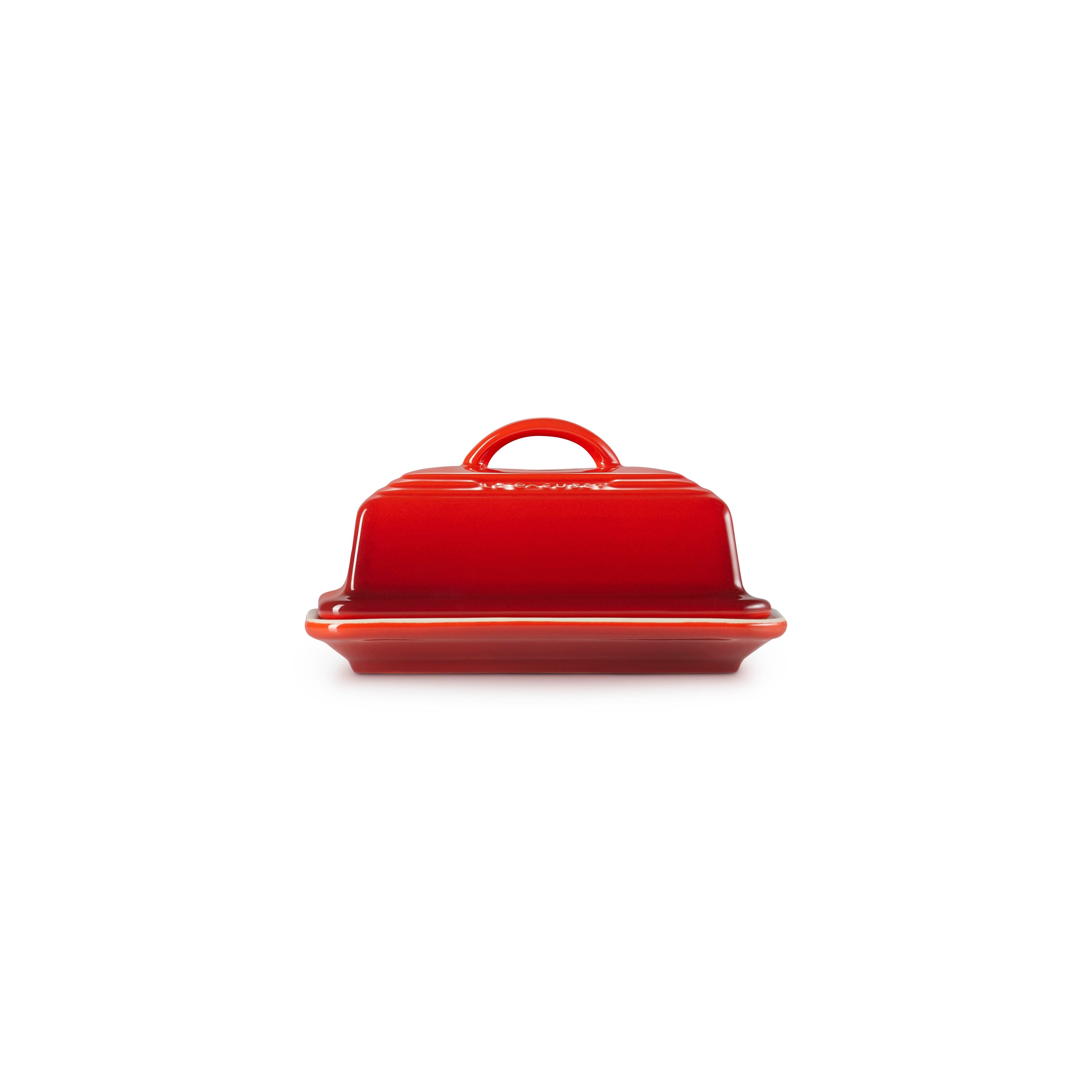 Le Creuset Stoneware Butter Dish Cerise