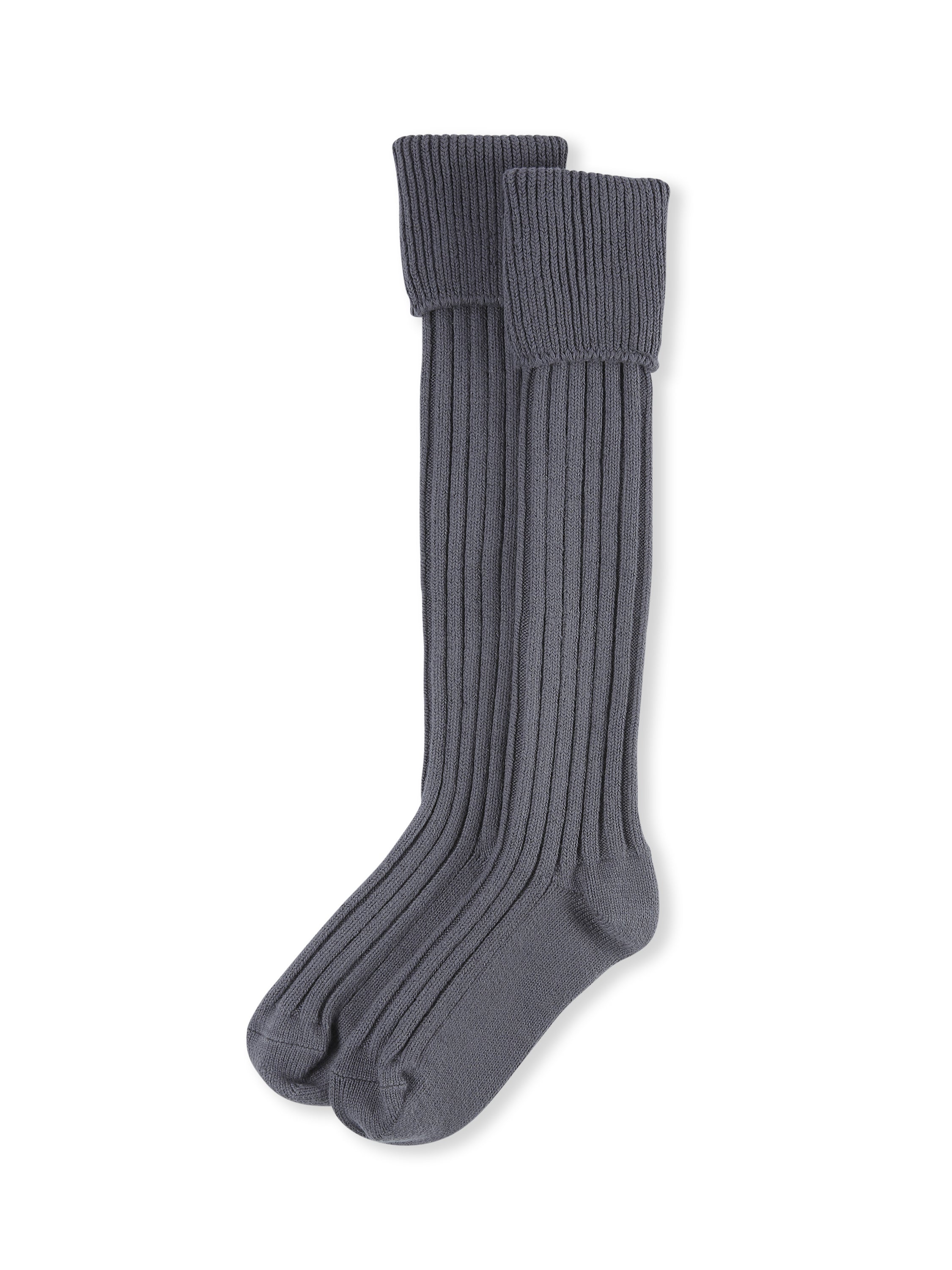 Long Boot Sock | Charcoal