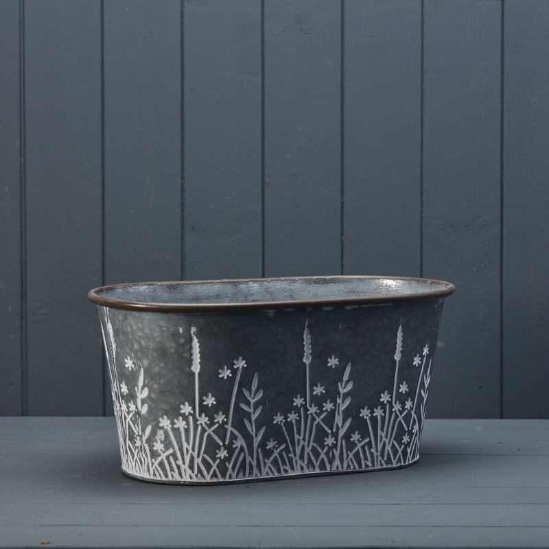 Oval Meadow Planters