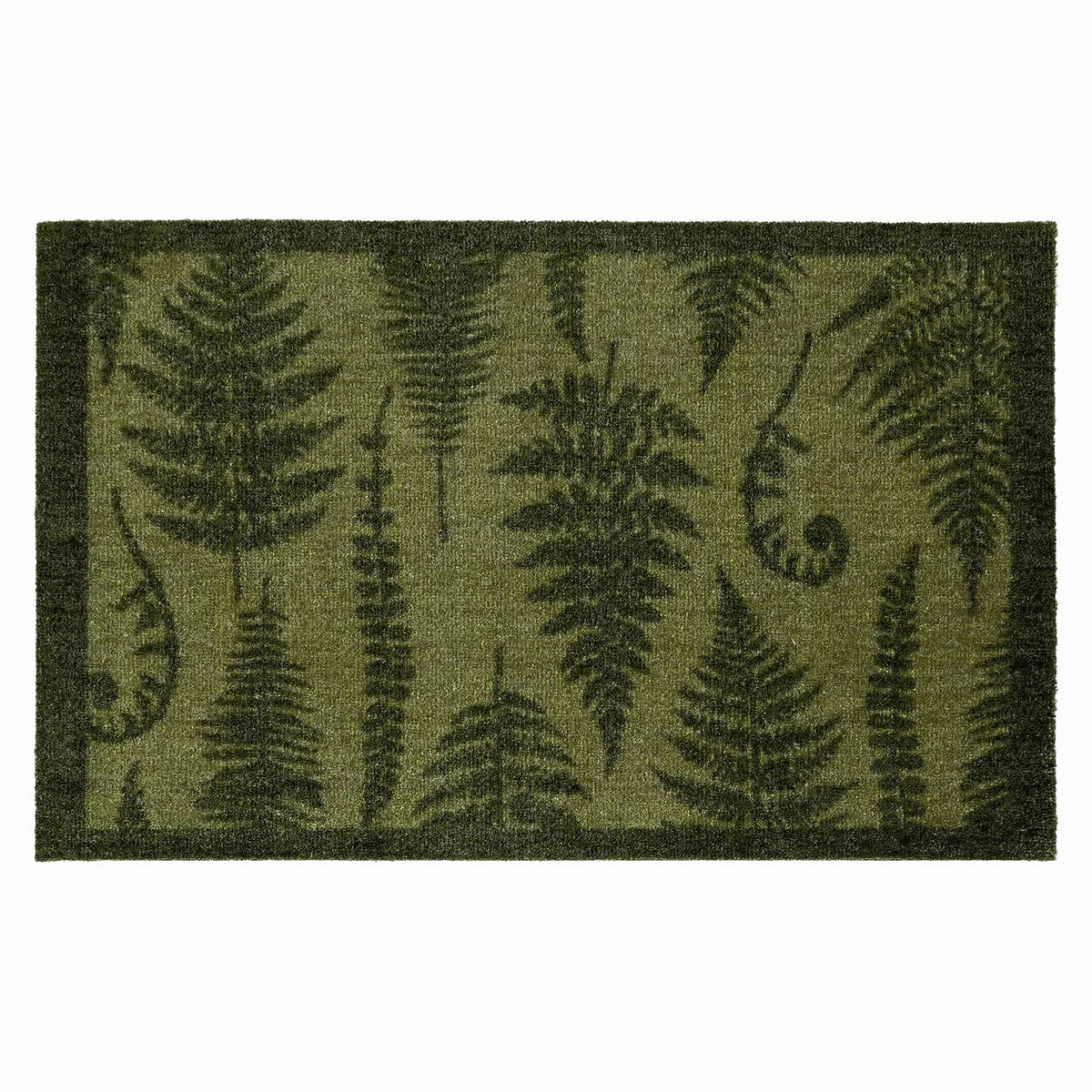 My Green Fern Nylon Door Mat