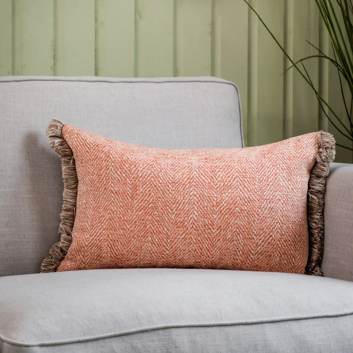 Oryx Coral Feather Cushion