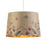 Flower Drum Shade with Gold Inner