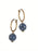 Blue Agate Stone Bead | Earrings