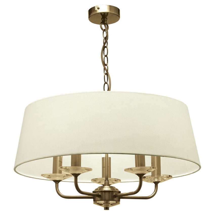 Antique Brass Stylo | 5 Light