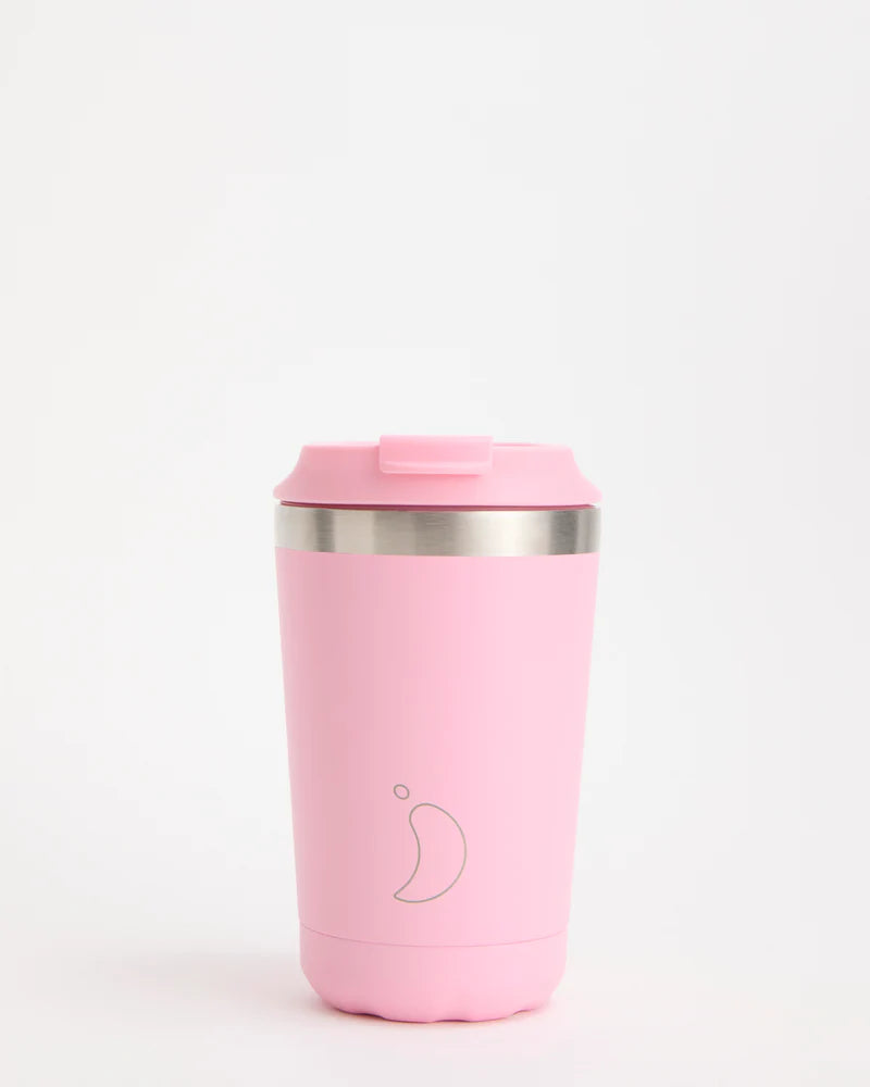 Chilly's Coffee Cup | Matte Blue and Green | Pastel Pink and Green