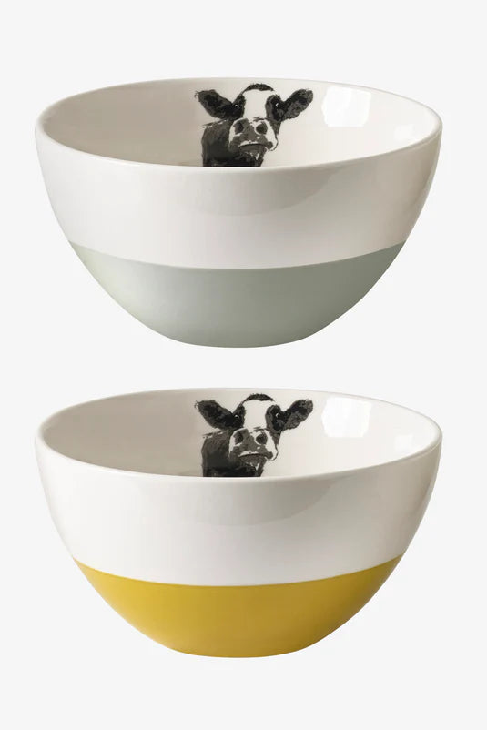 Moo Cereal Bowls