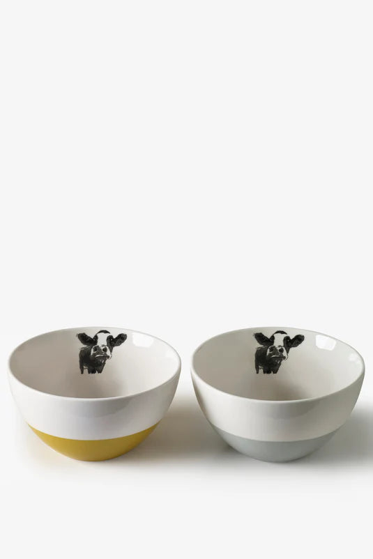 Moo Cereal Bowls
