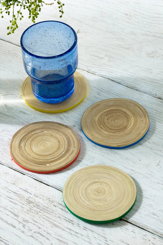 Bamboo Round Coasters