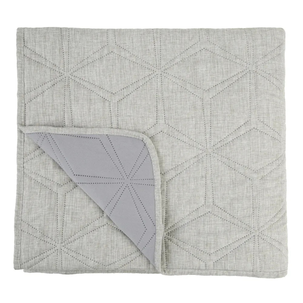 Lombardi Grey | King Bedspread
