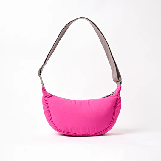 Farrington Crossbody Half Moon Bag | Very Berry