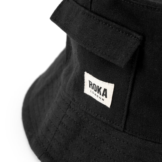 Hatfield Black Bucket Hat