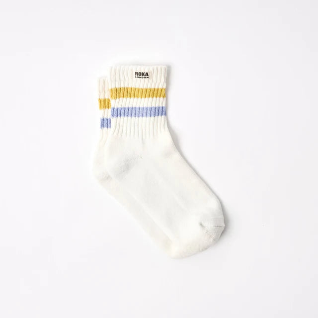 Windsor Stripe Crew Socks | Women