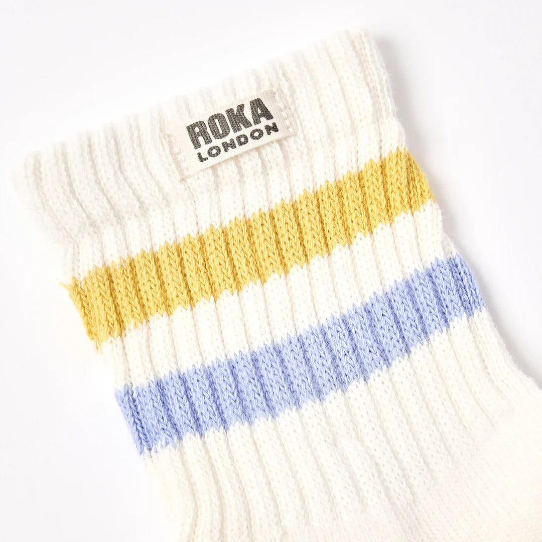 Windsor Stripe Crew Socks | Women
