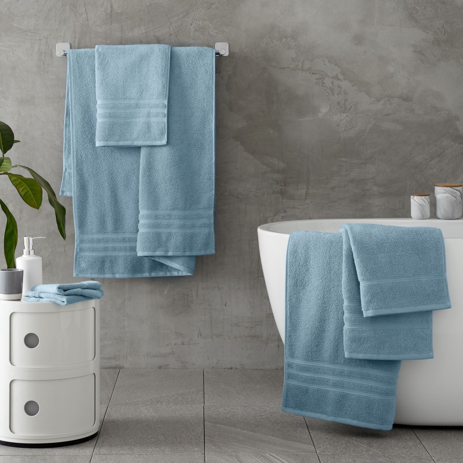 Bath Towels & Bath Mats | Blue