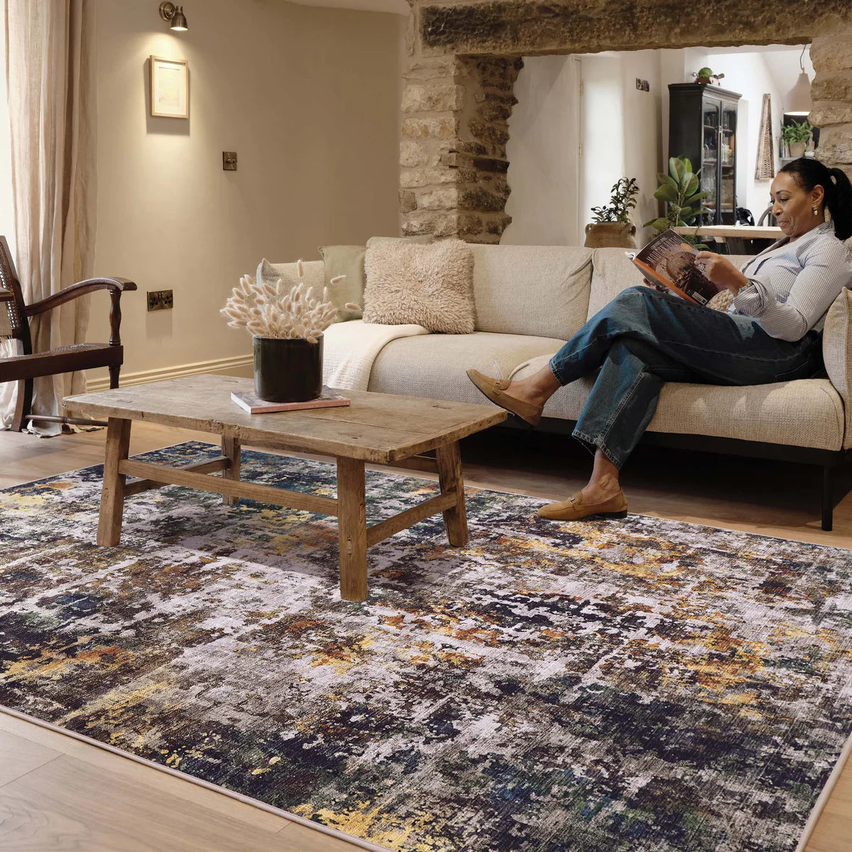 Hug Rug Washable Rug | Rafe Texture
