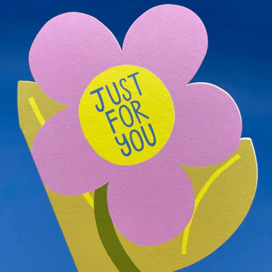 Just For You Die-Cut Flower | Card