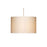 Straight Drum Cotton Shade | Cream