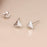 Sterling Silver Triangle Studs