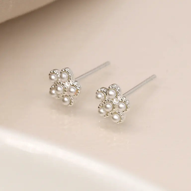 Flower Studs | Sterling Silver