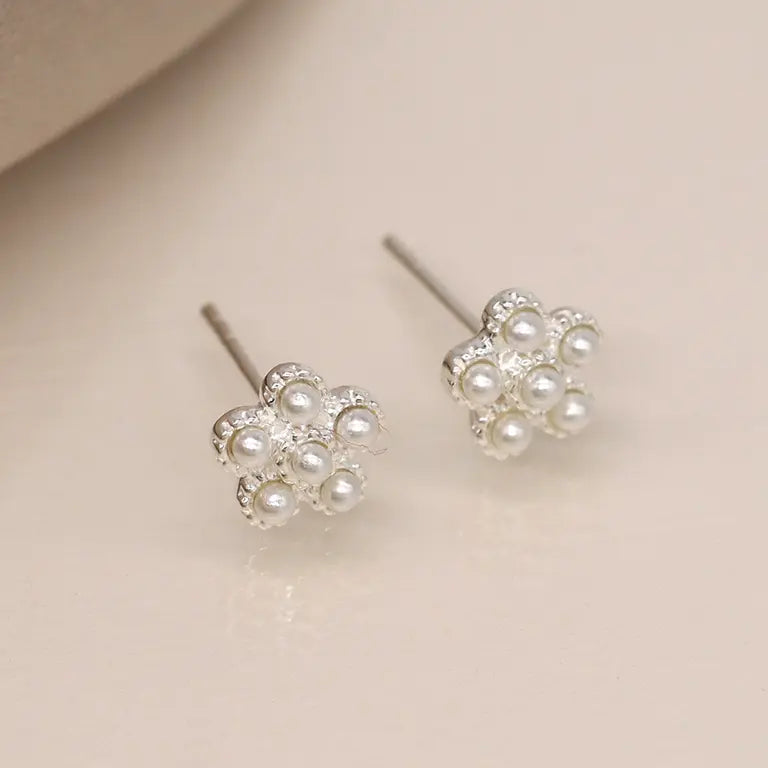 Flower Studs | Sterling Silver