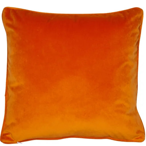 Luxe Matte Velvet Cushion | Orange