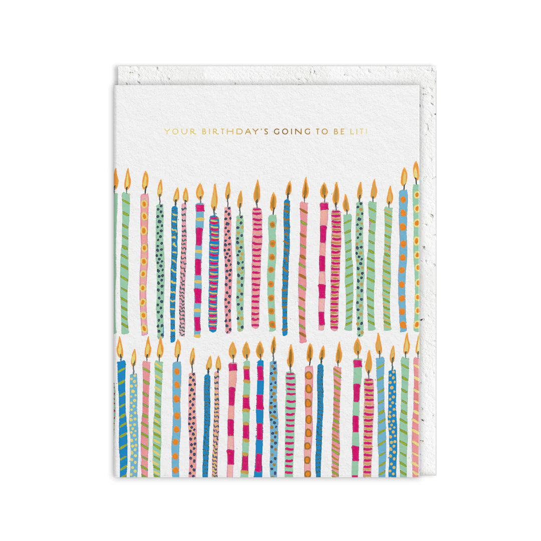 Birthday Candles Greeting Card