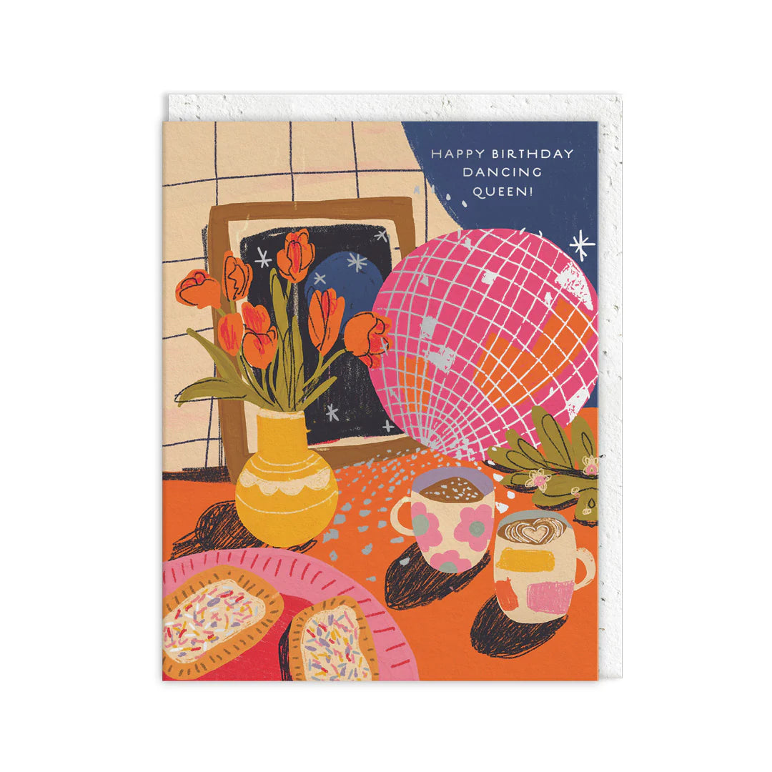 Disco Birthday Greeting Card