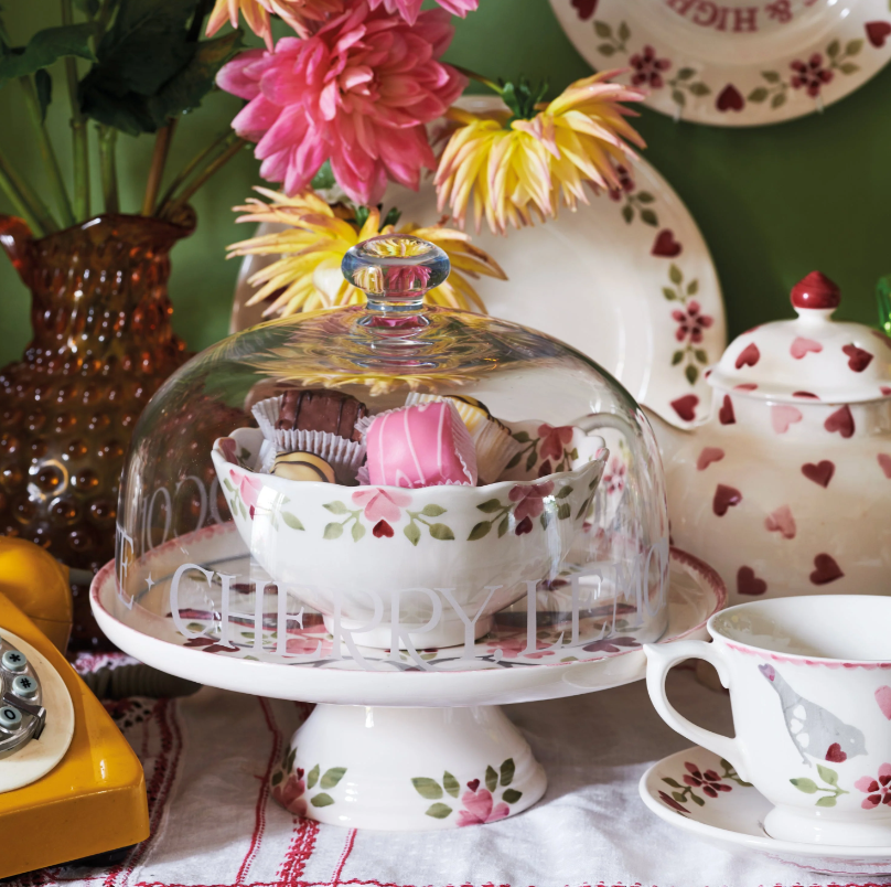 Pink Hearts 4 Mug Teapot