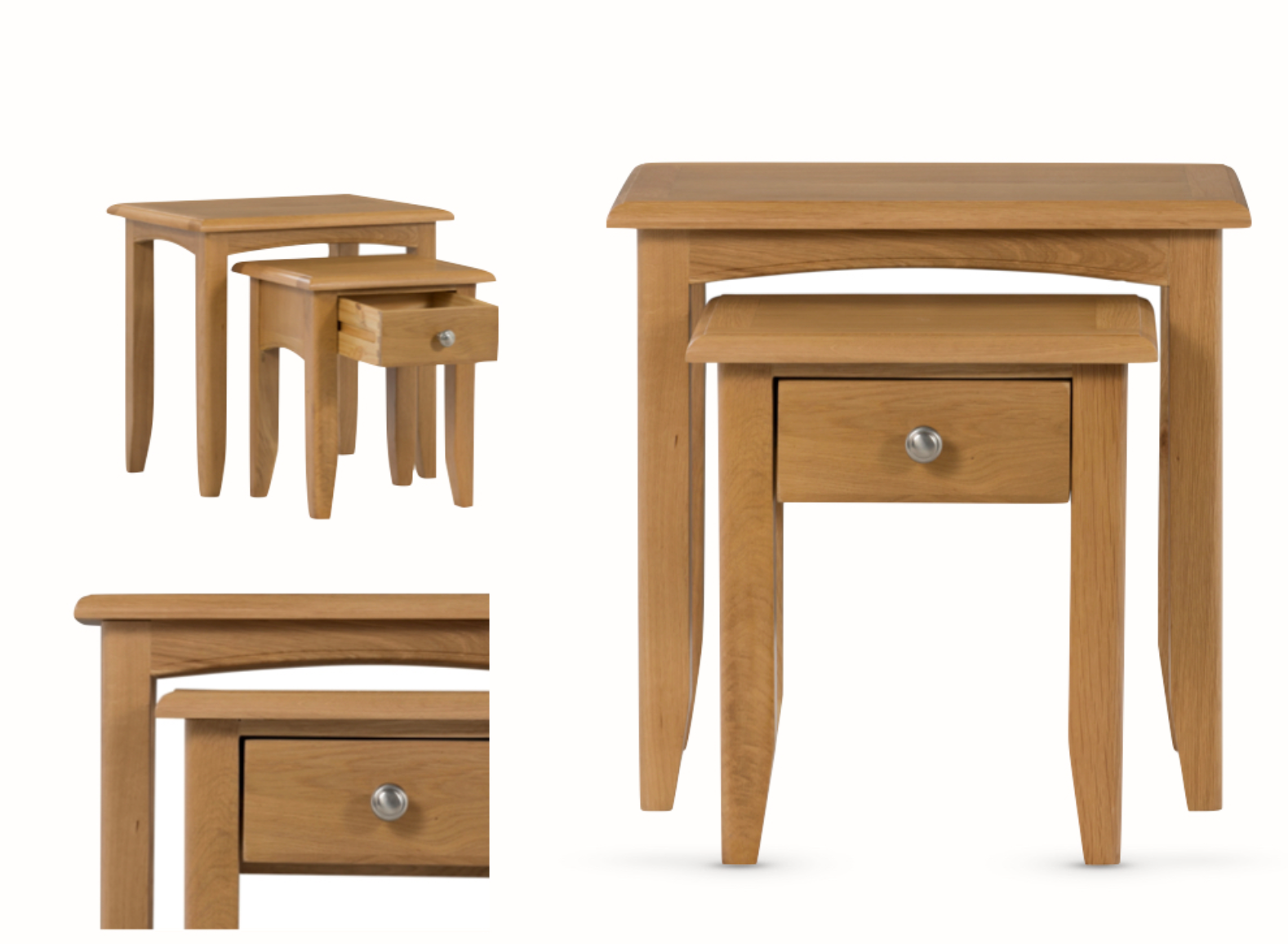 Ken | Oak Nest of Tables