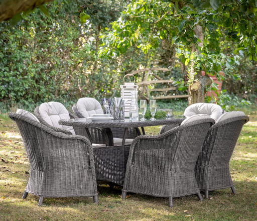 Outdoor Oval Dining Set